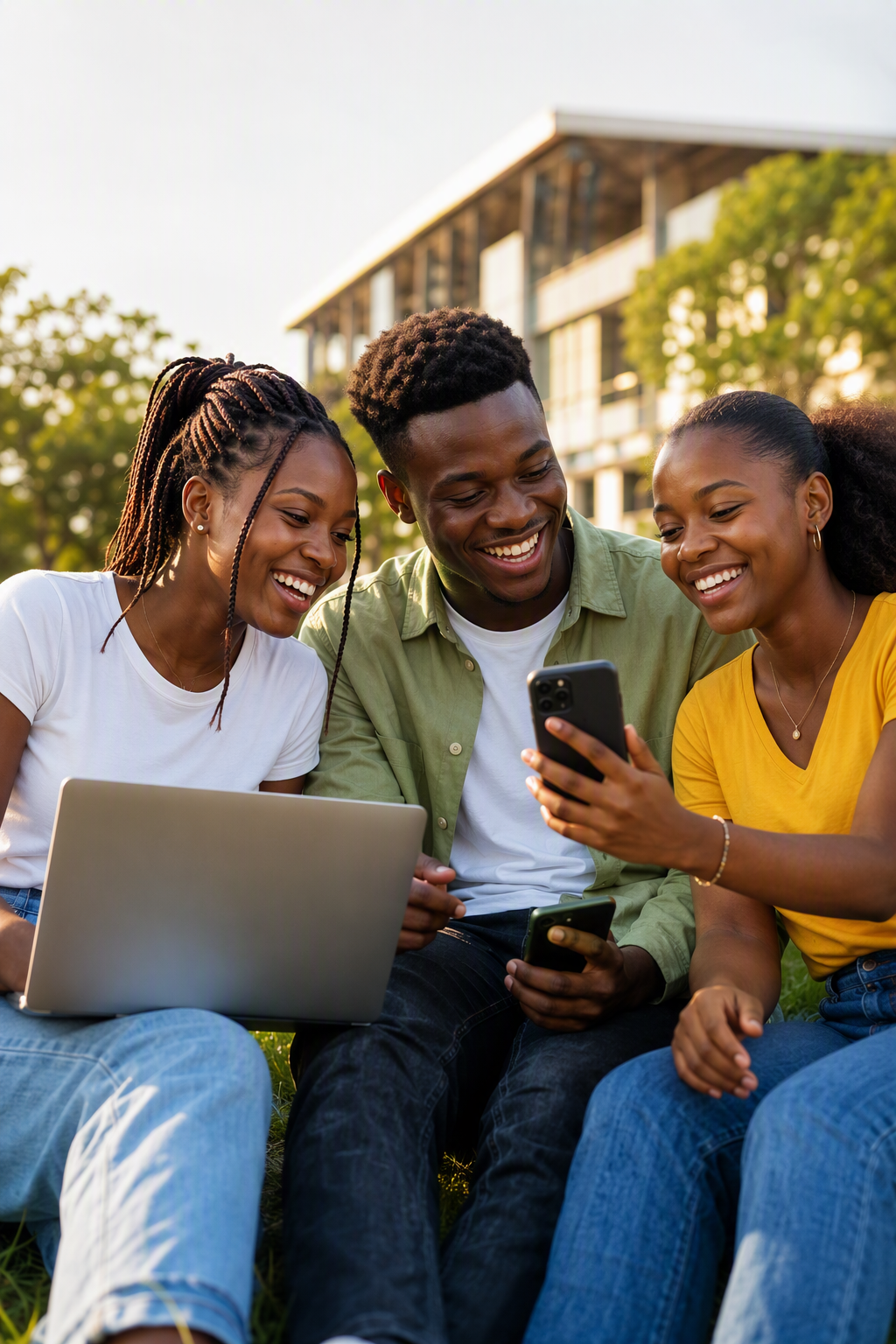 Young Ghanaians using ASEDAPA
